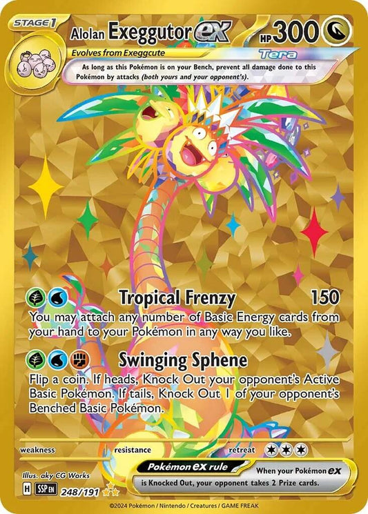 Alolan Exeggutor ex #248 Pokemon Surging Sparks