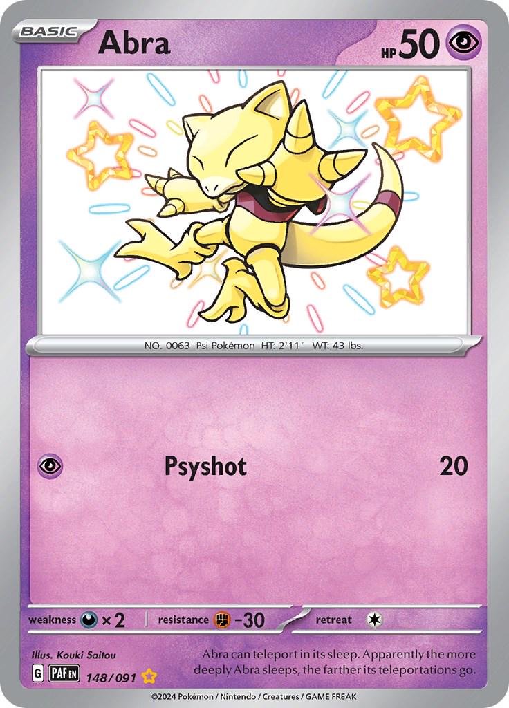 Abra #148 Pokemon Paldean Fates