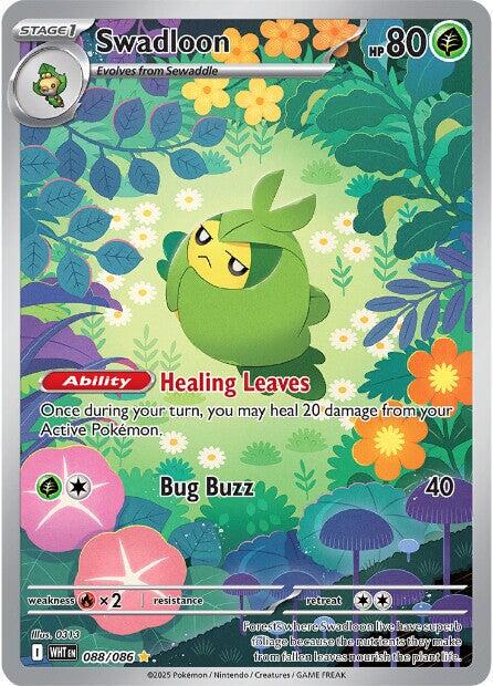 Swadloon #88 Pokemon White Flare