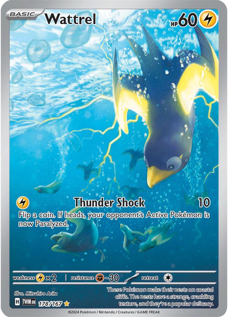 Wattrel #178 Pokemon Twilight Masquerade