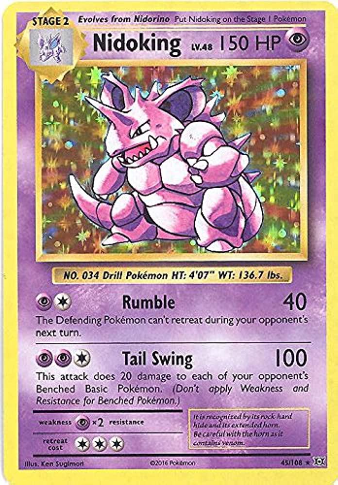 Nidoking [Holo] #45 Pokemon Evolutions