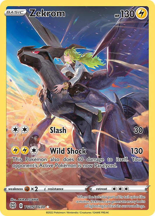 Zekrom #TG05 Pokemon Brilliant Stars (LIGHTLY PLAYED)
