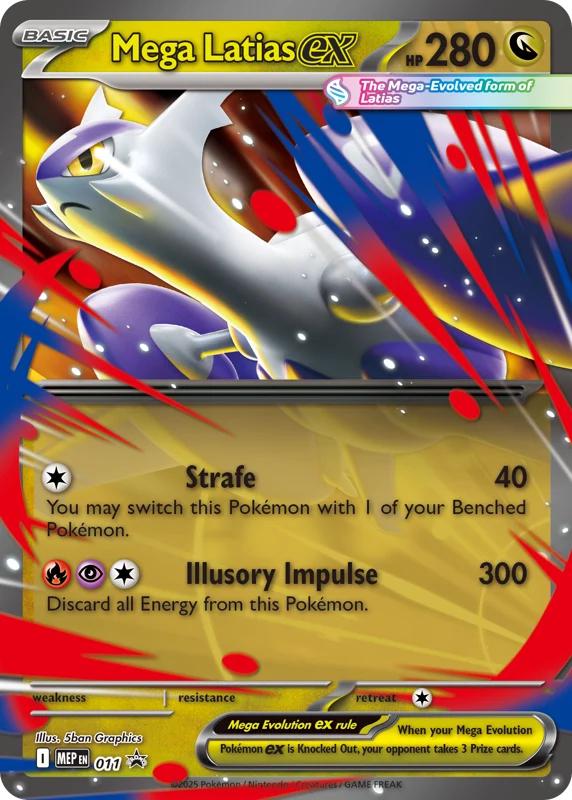 Mega Latias Ex #11 Pokemon Promo