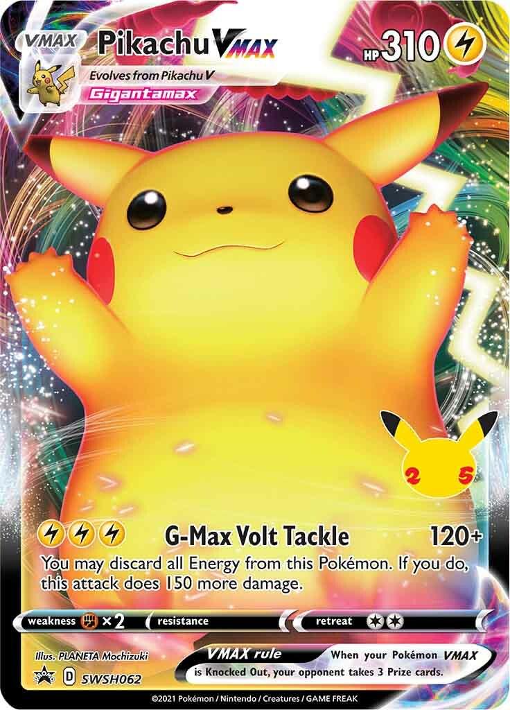 Pikachu VMAX #SWSH062 Pokemon Celebrations