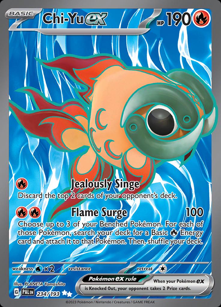 Chi-Yu ex #234 Pokemon Paldea Evolved