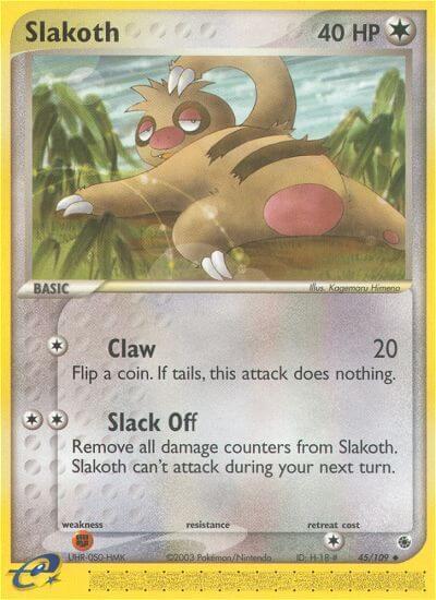 Slakoth #45 Pokemon Ruby & Sapphire