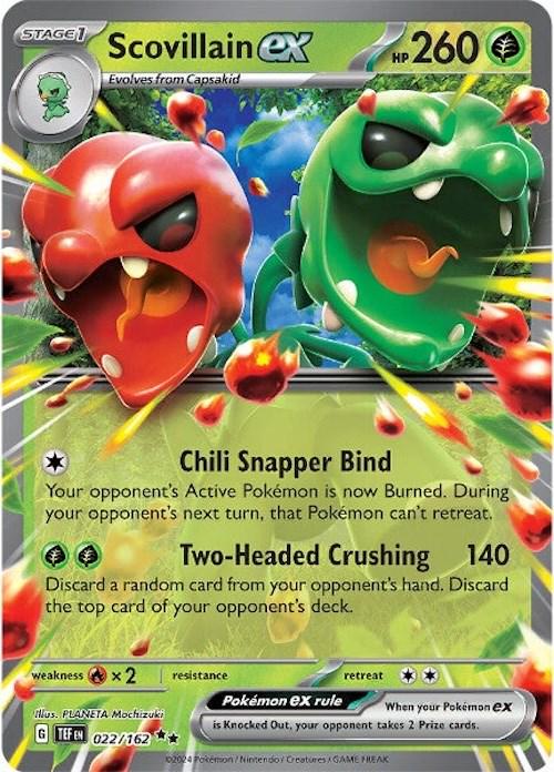 Scovillain ex #22 Pokemon Temporal Forces