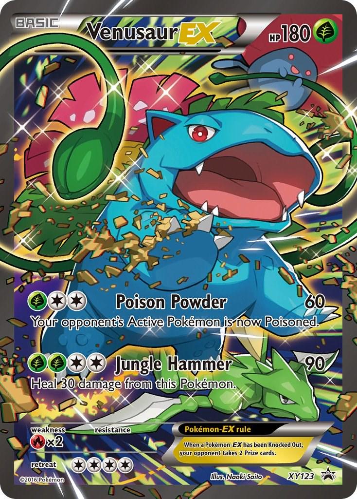Venusaur EX #XY123 Pokemon Promo Moderately Played