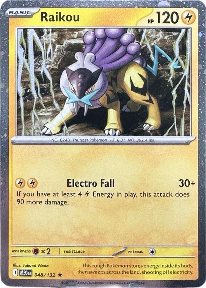 Raikou [Cosmos Holo] #48 Pokemon Mega Evolution