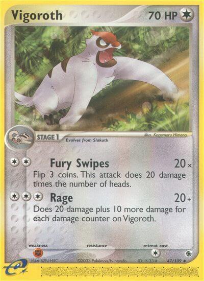 Vigoroth #47 Pokemon Ruby & Sapphire MODERATELY PLAYED