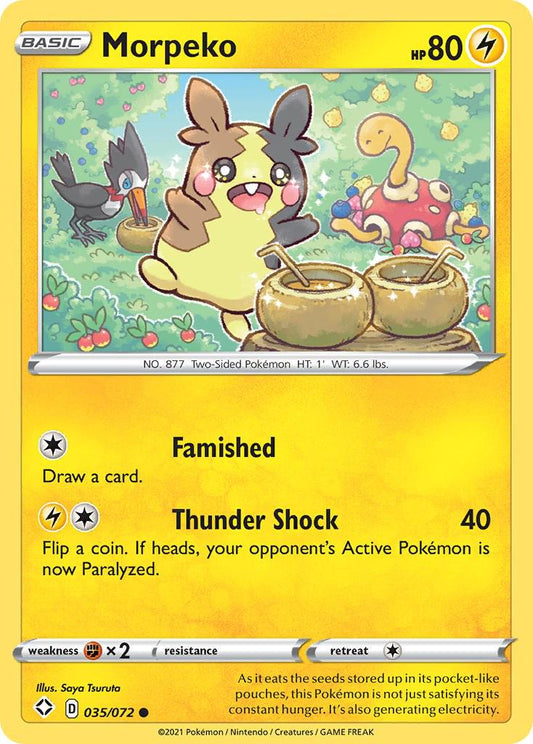 Morpeko #35 Pokemon Shining Fates
