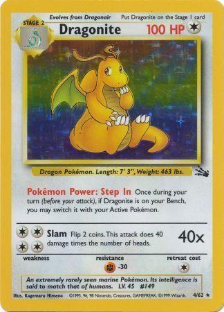 Dragonite #4 Pokemon Fossil