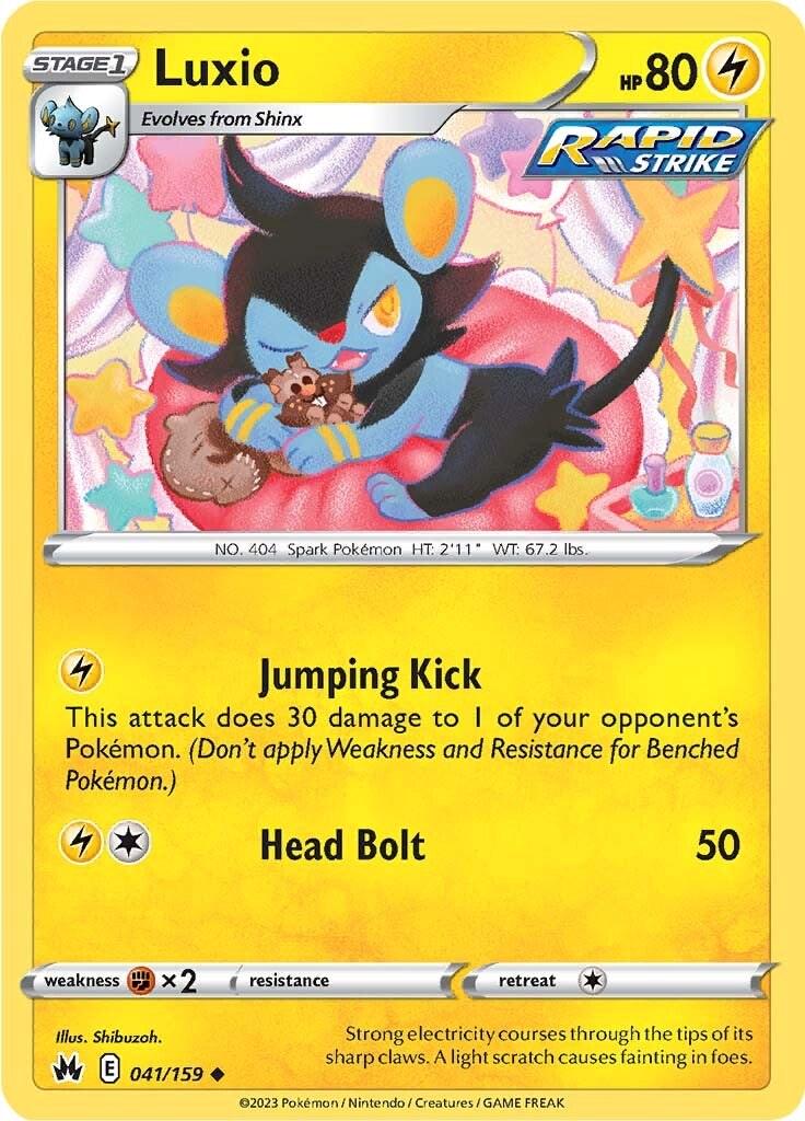 Luxio #41 Pokemon Crown Zenith