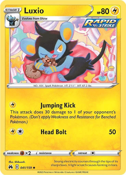 Luxio #41 Pokemon Crown Zenith