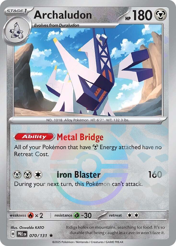 Archaludon [Poke Ball] #70 Pokemon Prismatic Evolutions