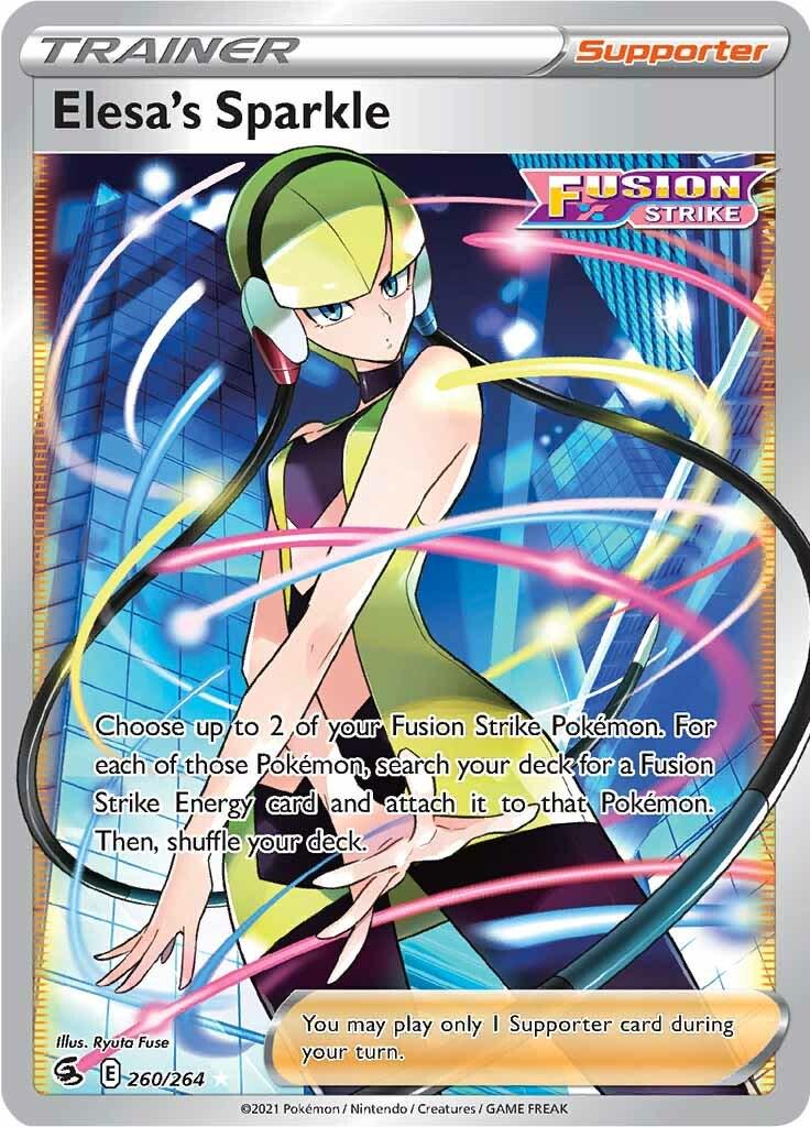 Elesa's Sparkle #260 Pokemon Fusion Strike