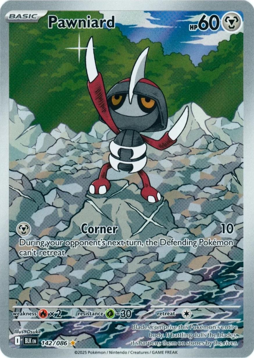 Pawniard #142 Pokemon Black Bolt