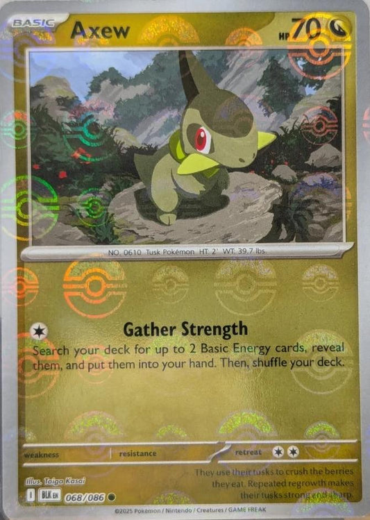 Axew [Poke Ball] #68 Pokemon Black Bolt