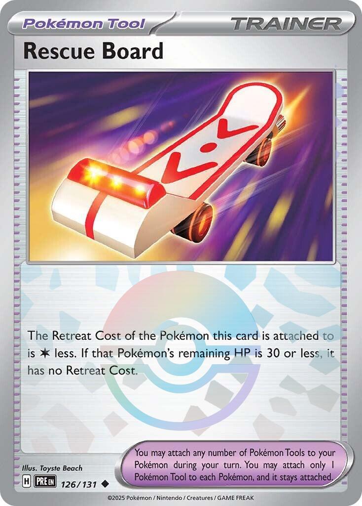 Rescue Board [Poke Ball] #126 Pokemon Prismatic Evolutions