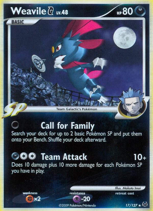Weavile G #17 Pokemon Platinum