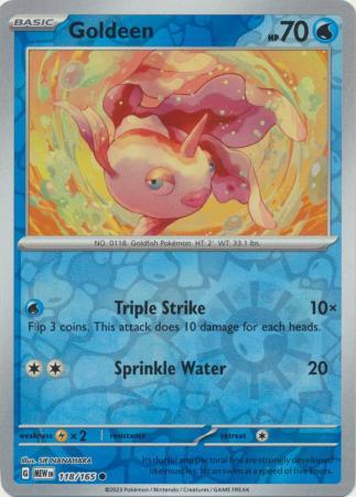 Goldeen [Reverse Holo] #118 Pokemon Scarlet & Violet 151
