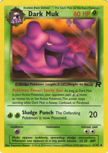 Dark Muk #41 Pokemon Team Rocket