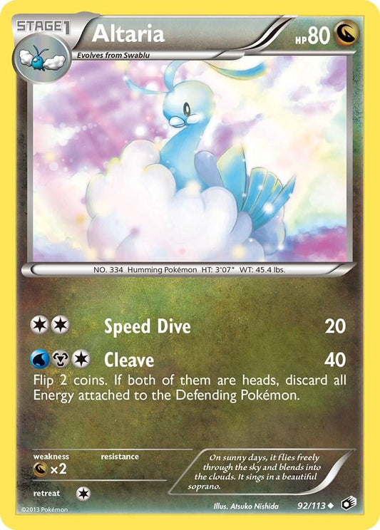 Altaria #92 Pokemon Legendary Treasures