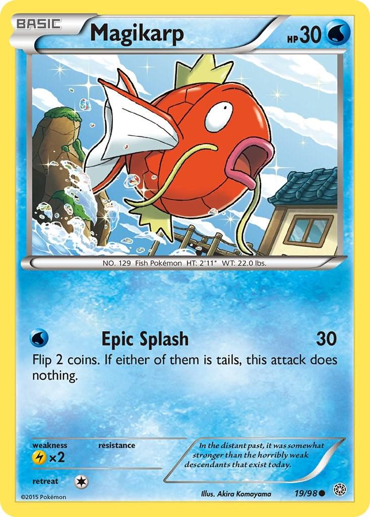 Magikarp #19 Pokemon Ancient Origins - Lightly Played