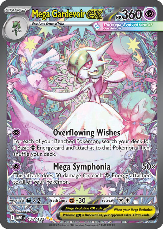 Mega Gardevoir ex #178 Pokemon Mega Evolution