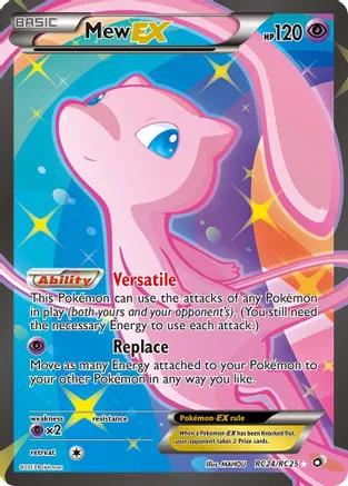 Mew EX #RC24 Pokemon Legendary Treasures