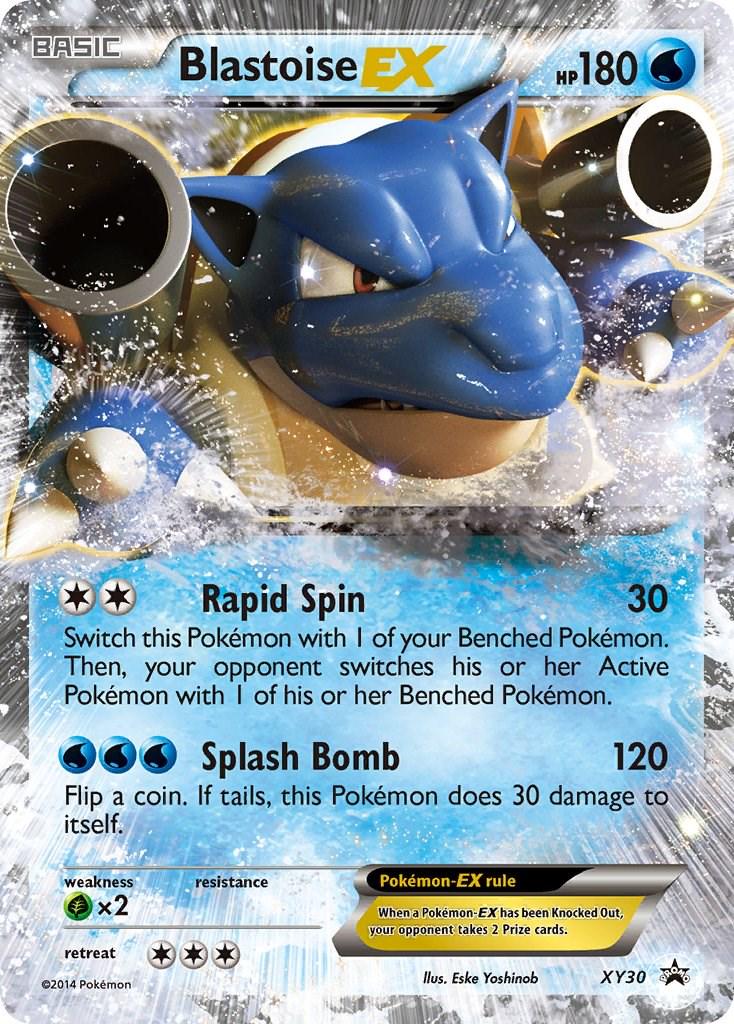 Blastoise EX #XY30 Pokemon Promo MODERATELY PLAYED