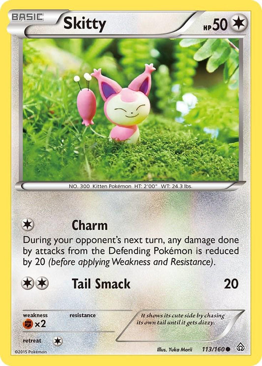 Skitty #113 Pokemon Primal Clash (Moderately Played)