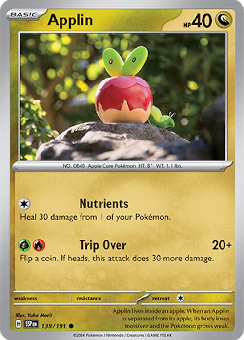 Applin #138 Pokemon Surging Sparks Yuka Morii