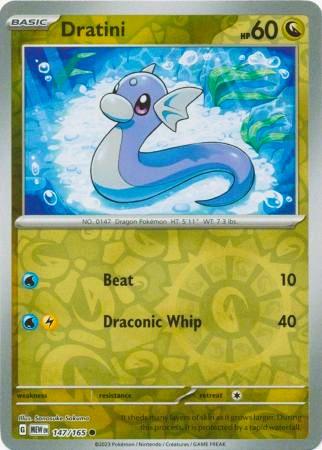 Dratini [Reverse Holo] #147 Pokemon Scarlet & Violet 151