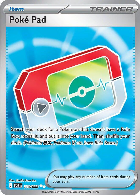 Poke Pad #113 Pokemon Perfect Order