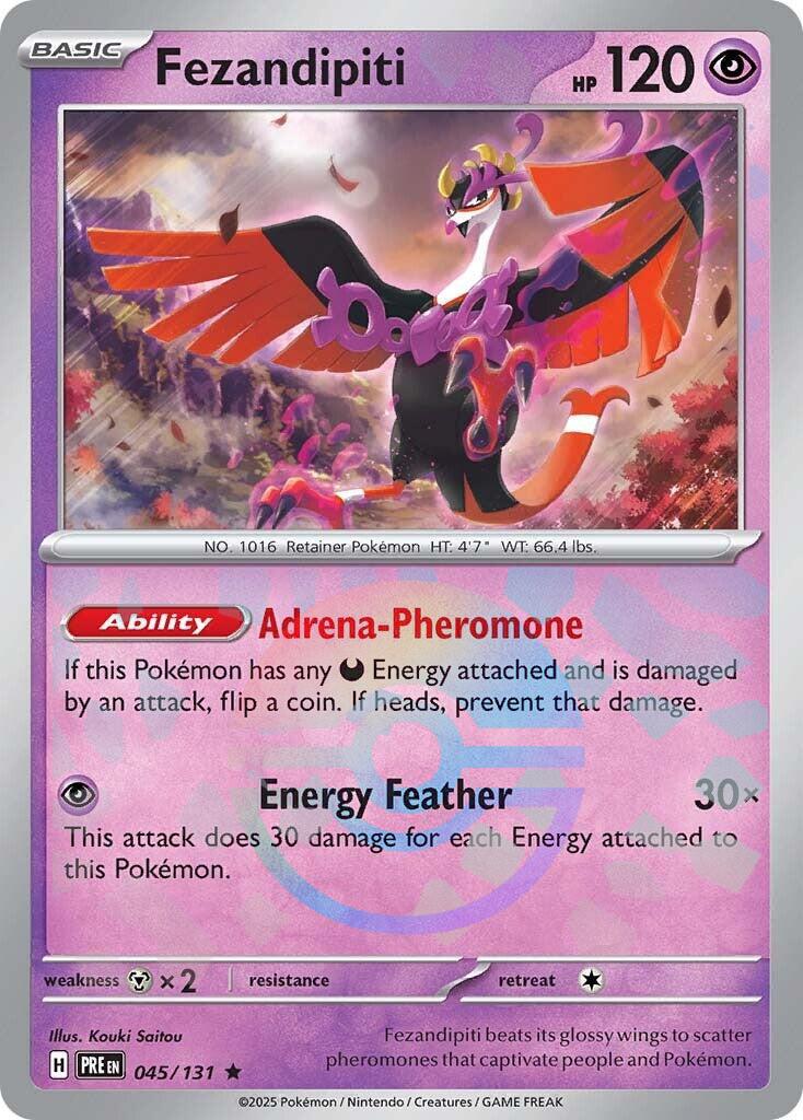 Fezandipiti [Poke Ball] #45 Pokemon Prismatic Evolutions