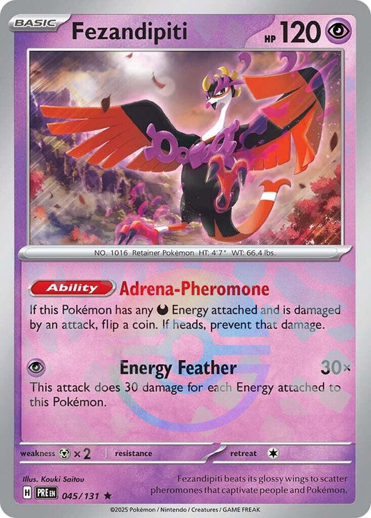 Fezandipiti [Poke Ball] #45 Pokemon Prismatic Evolutions