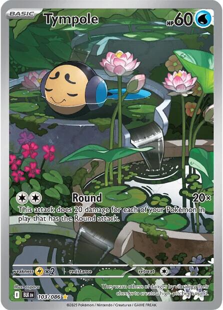 Tympole #103 Pokemon Black Bolt