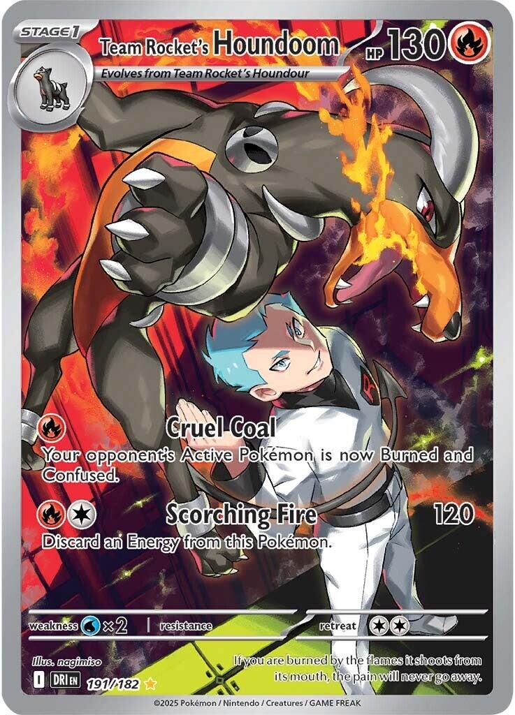 Team Rocket's Houndoom #191 Pokemon Destined Rivals