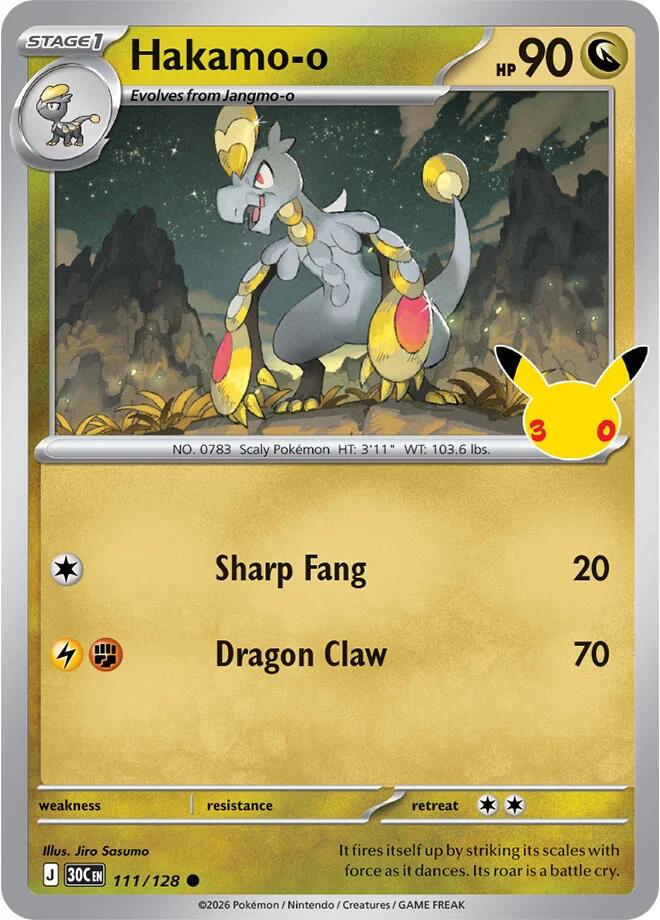 Hakamo-o #111 Pokemon 30th Celebration
