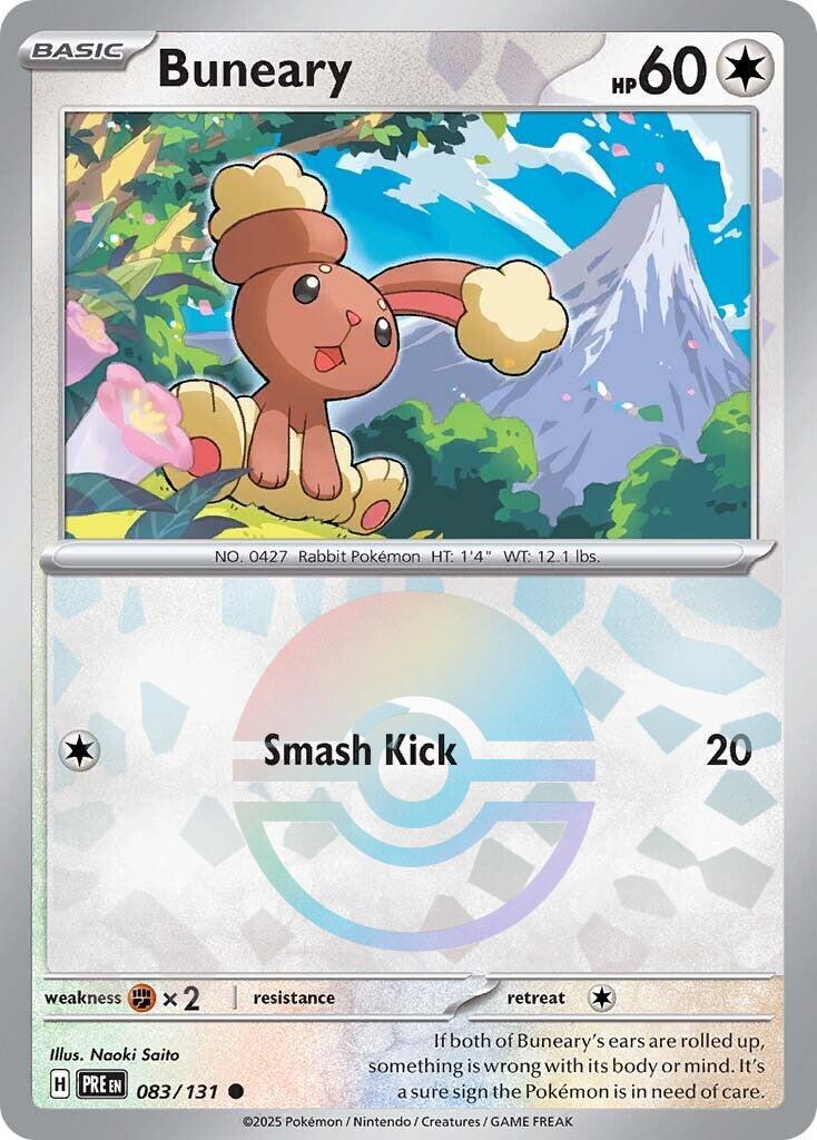 Buneary [Poke Ball] #83 Pokemon Prismatic Evolutions