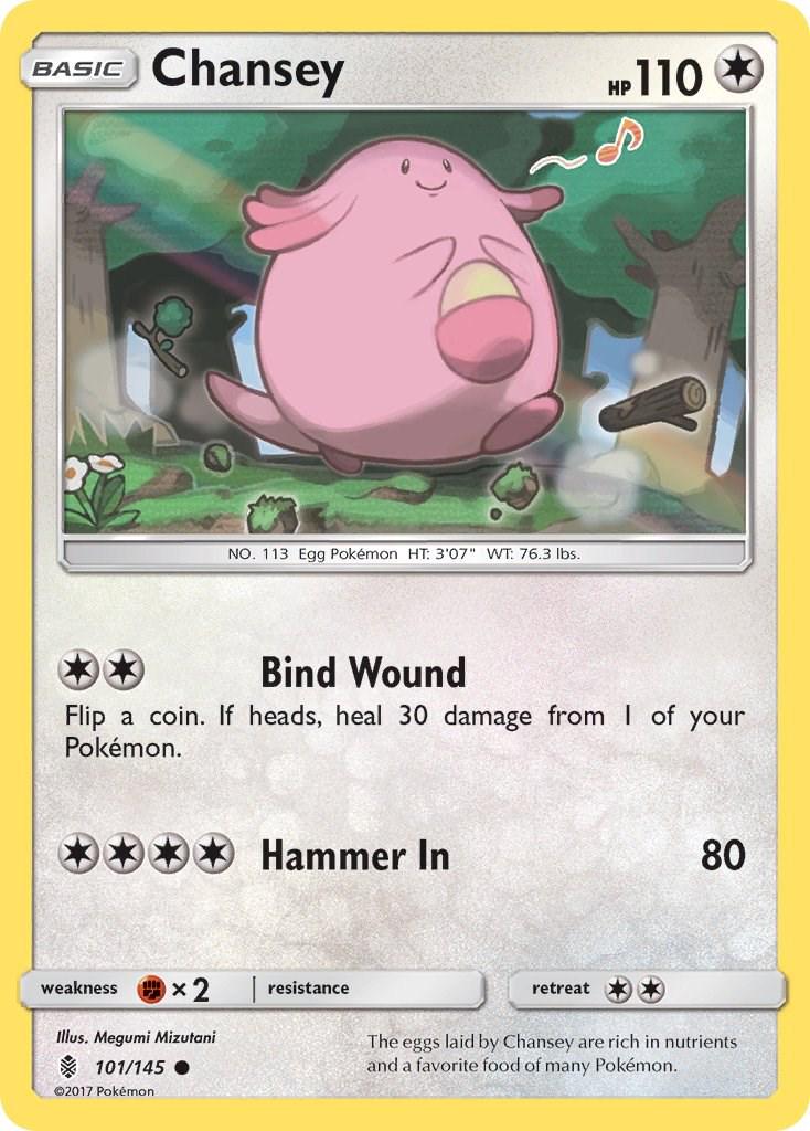 Chansey #101 Pokemon Guardians Rising