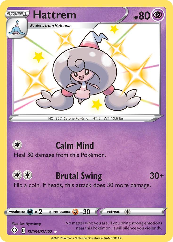 Hattrem #SV055 Pokemon Shining Fates