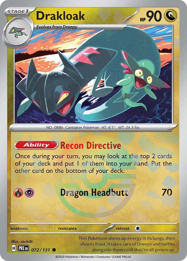 Drakloak [Poke Ball] #72 Pokemon Prismatic Evolutions