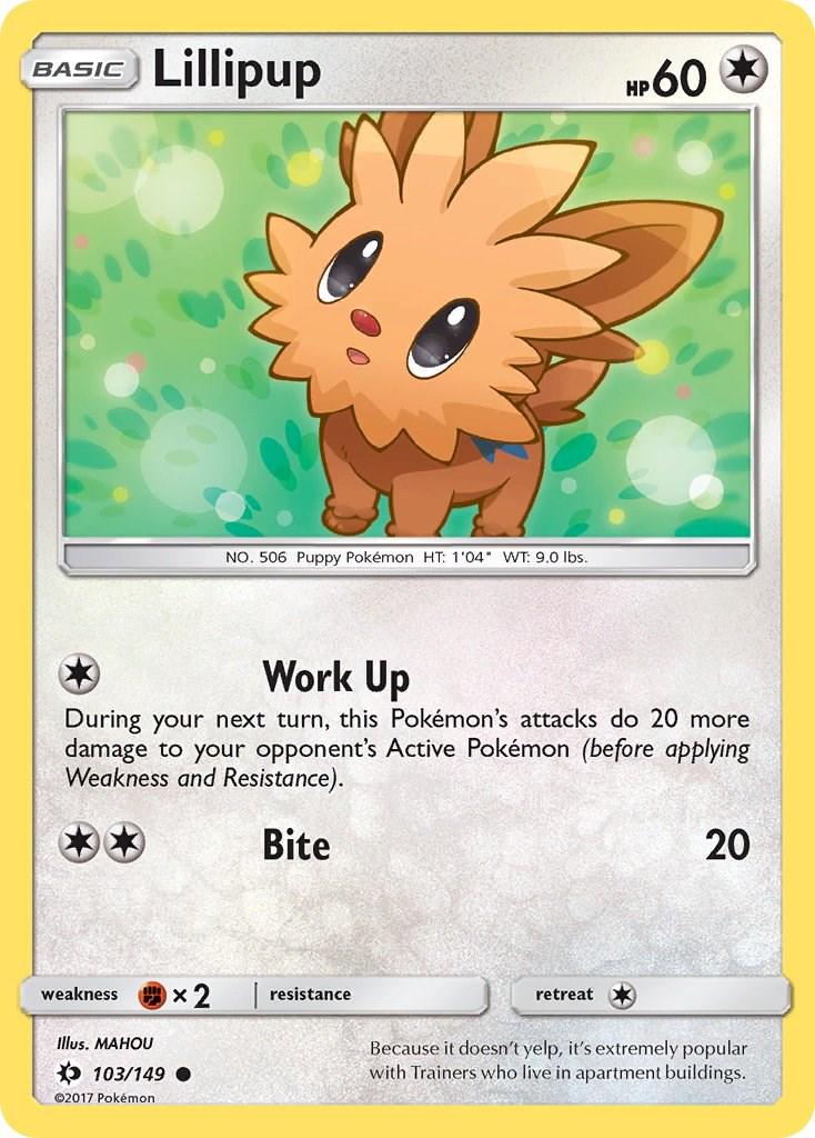 Lillipup #103 Pokemon Sun & Moon
