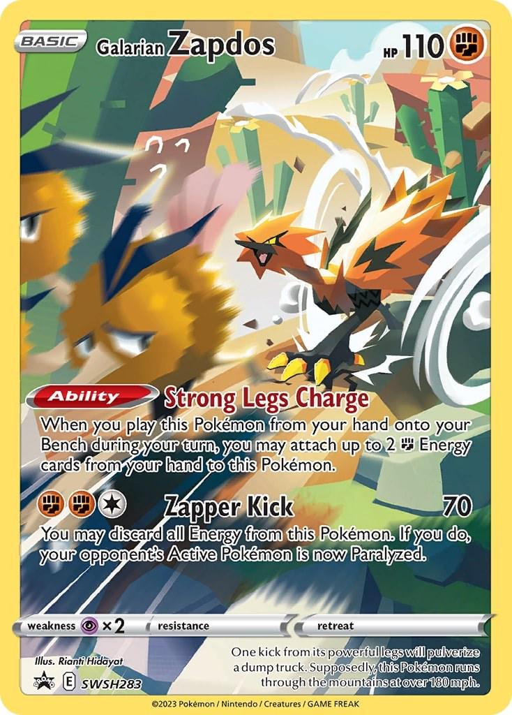 Galarian Zapdos #SWSH283 Pokemon Promo