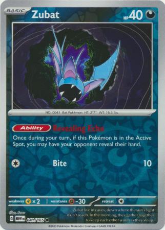 Zubat [Reverse Holo] #41 Pokemon Scarlet & Violet 151