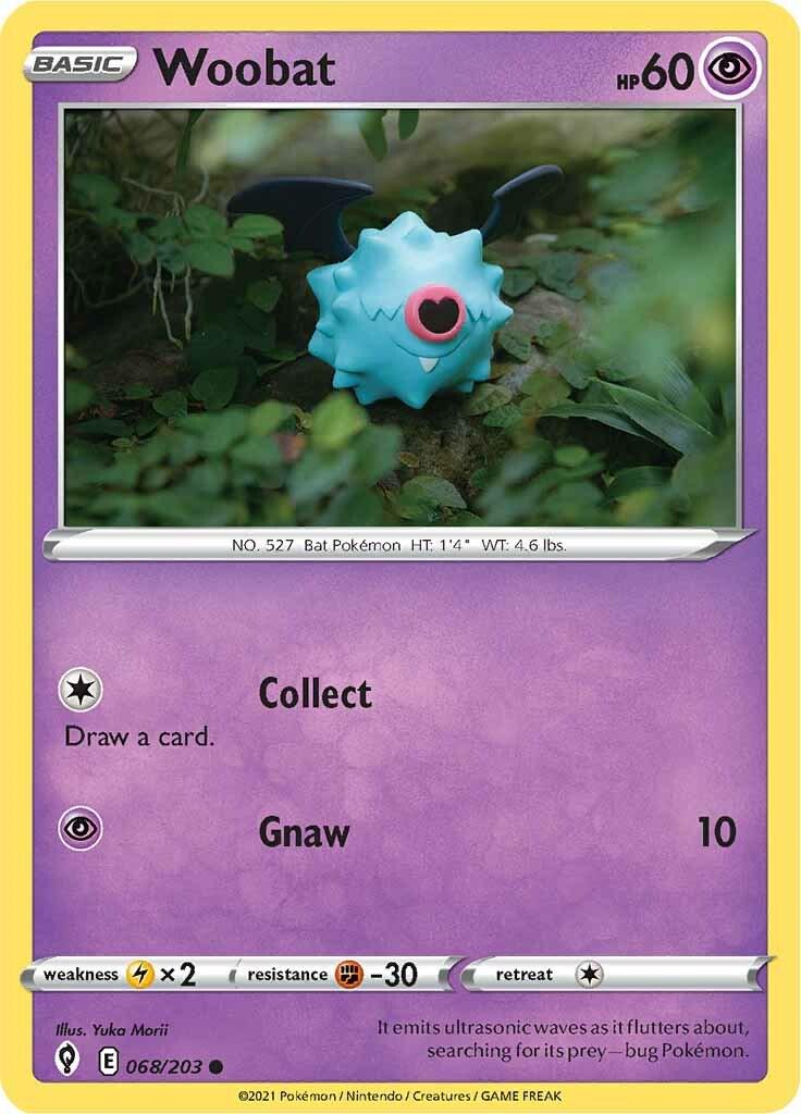 Woobat #68 Pokemon Evolving Skies Yuka Morii