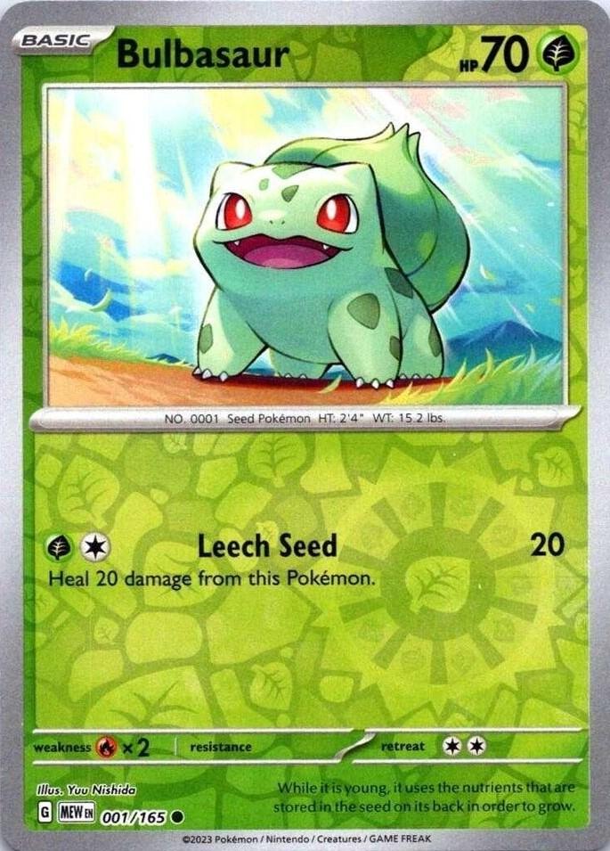 Bulbasaur [Reverse Holo] #1 Pokemon Scarlet & Violet 151
