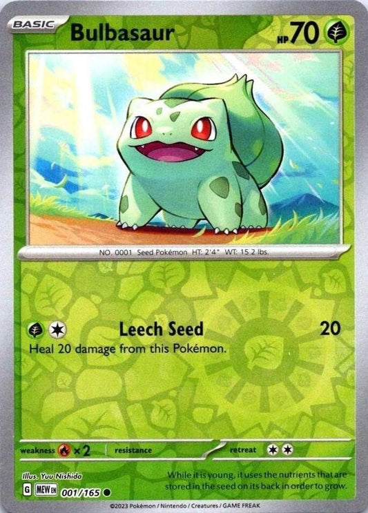Bulbasaur [Reverse Holo] #1 Pokemon Scarlet & Violet 151
